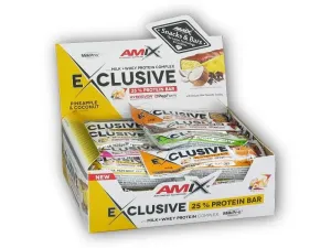 Amix 24x Exclusive Protein Bar 40g proteinová tyčinka - Banana chocolate