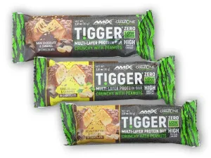Amix Tigger Zero Multi Layer Protein Bar 60g - Dark chocolate caramel