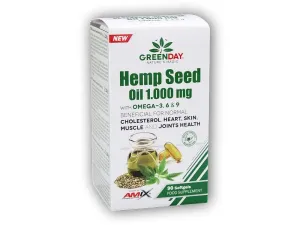 Amix Hemp Seed Oil 1.000mg 60 kapslí