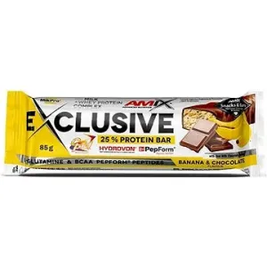 Amix Nutrition Exclusive Protein Bar, 85g, Banana-Chocolate