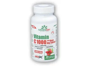 Amix Nutrition GreenDay® Vitamin C 1000 s extraktem z šípků 60 cps