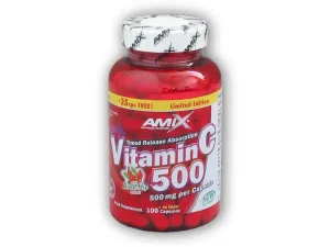 Amix Vitamin C 500mg + Rose Hips 125 kapslí