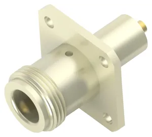 Amp - Te Connectivity 1057290-1 Rf Coaxial, N Jack, 50 Ohm, Flange