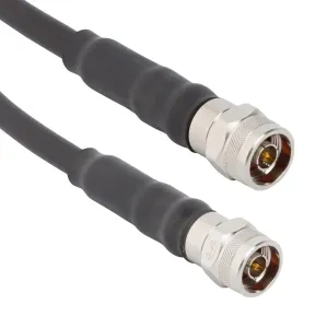 Amphenol Rf 095-909-173-024 N-Type Straight Plug To N-Type Straight Plug On Lmr 400 Cable, Arc, 24 Inches 02Ah5719