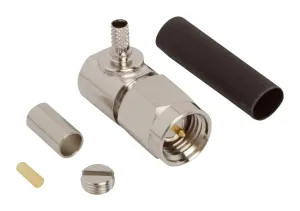 Amphenol Rf 901-10607 Rf Connector, Sma Right Angle Crimp Plug Optimized For Lmr-100A