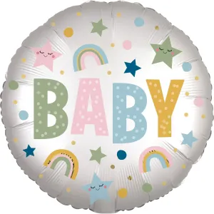 Amscan Fóliový balón satén - Baby 43 cm #508698