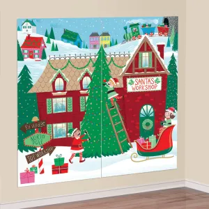 Amscan Nálepka na zeď - Vánoce 82 x 165 cm #508295