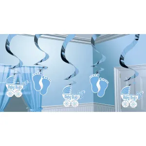 Amscan Dekorační viry - Baby Shower (modré) #3988544