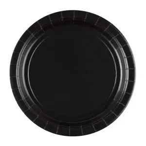 Amscan Talíře černé 8 ks #4083761