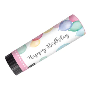 Amscan Párty vystřelovací konfety - Happy Birthday pastelové balóny 2 ks #4083876