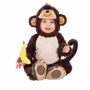 Amscan Kostým pro nejmenší - Opička Velikost nejmenší: 12 - 18 měsíců #4810115