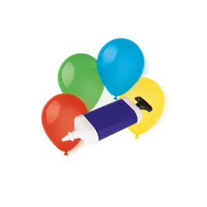 Amscan Latexové pastelové balónky 10 ks s pumpou #3988537