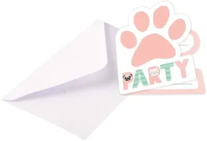 Amscan Pozvánky na oslavu - Hello Pets 8 ks #3988243