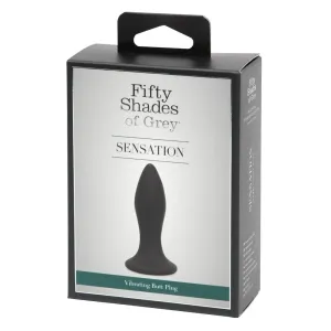 Anální vibrátor Fifty Shades of Grey Sensation nabíjecí (černý)