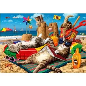 Anatolian Puzzle Kočky na pláži 260 dílků