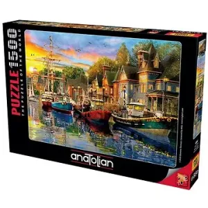 Anatolian Puzzle Světla v přístavu 1500 dílků