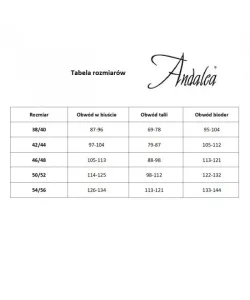 Andalea SB/1025 Košilka, 38/40, černo-růžová