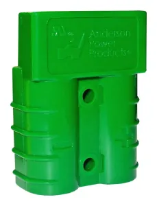 Anderson Power Products 992G6 Plug/rcpt Housing, 2Pos, Pc, Green