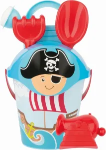 ANDRONI - Sada na písek piráti modrá - střední, pirátský klobouk
