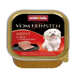 Animonda Vom Feinsten Classic paštika pro psy hovězí+krůtí srdce 150g