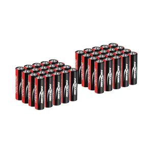 Výhodné balení 40 ks alkalické baterie INDUSTRIAL tužkové AA LR6 1,5 V - Ansmann