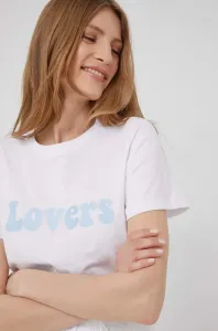 Bavlněné tričko Answear Lab bílá barva #4991266