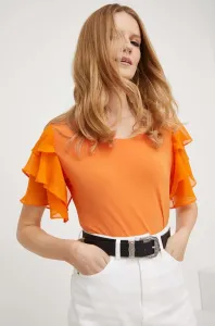 Halenka Answear Lab dámská, oranžová barva, hladká #5253237