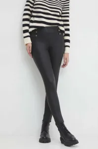 Kalhoty Answear Lab dámské, černá barva, jednoduché, high waist #6121180