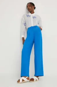 Kalhoty Answear Lab dámské, jednoduché, high waist #5166872