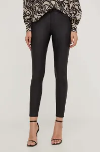 Kalhoty Answear Lab Push Up dámské, černá barva, přiléhavé, medium waist