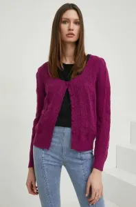 Kardigan Answear Lab dámský, růžová barva, lehký #4991419