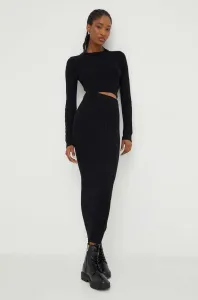 Komplet - svetr a sukně Answear Lab černá barva #6048801