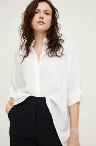 Košile Answear Lab dámská, bílá barva, relaxed, s klasickým límcem #6119153