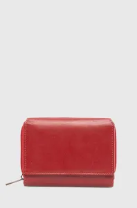 Kožená peněženka Answear Lab červená barva #6122289