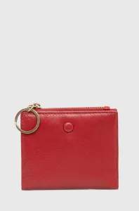 Kožená peněženka Answear Lab červená barva #6122297