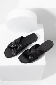 Kožené pantofle Answear Lab dámské, černá barva #1990416