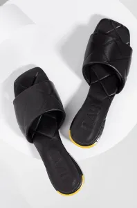Kožené pantofle Answear Lab dámské, černá barva #6141646