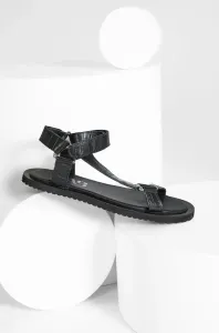 Kožené sandály Answear Lab dámské, černá barva #1997760