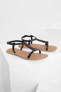 Kožené sandály Answear Lab dámské, černá barva #4947759