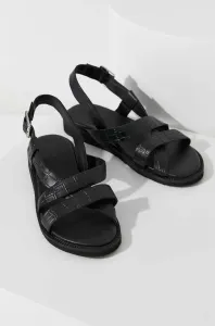 Kožené sandály Answear Lab dámské, černá barva #4944632