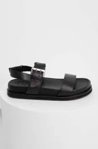 Kožené sandály Answear Lab dámské, černá barva #4947765