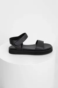 Kožené sandály Answear Lab dámské, černá barva #4947773