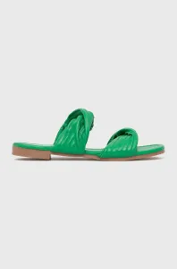 Pantofle Answear Lab dámské, zelená barva #4904463