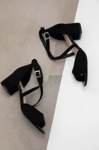 Sandály Answear Lab černá barva