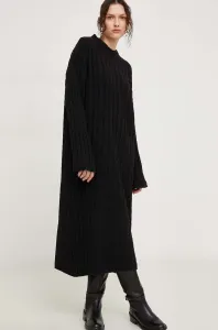 Šaty Answear Lab černá barva, maxi, oversize #6118897