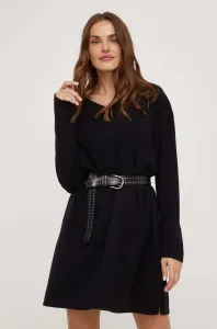 Šaty Answear Lab černá barva, mini, oversize #5414216