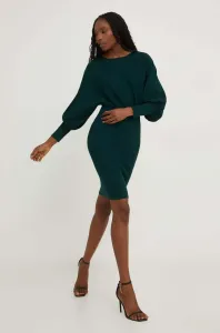 Šaty Answear Lab zelená barva, mini #5414171