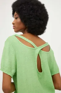 Tričko Answear Lab zelená barva #5166119