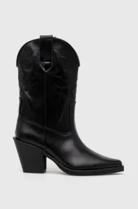 Westernové boty Answear Lab dámské, černá barva, na podpatku #6118498