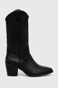 Westernové boty Answear Lab X limited collection NO SHAME dámské, černá barva, na podpatku #5414149
